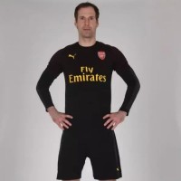 Вратарская футбольная форма для детей Arsenal Гостевая 2018 2019 короткий рукав 2XS (рост 100 см) (Vietnam)
