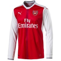 Футбольная футболка для детей Arsenal Домашняя 2016 2017 длинный рукав 2XS (рост 100 см) (China)