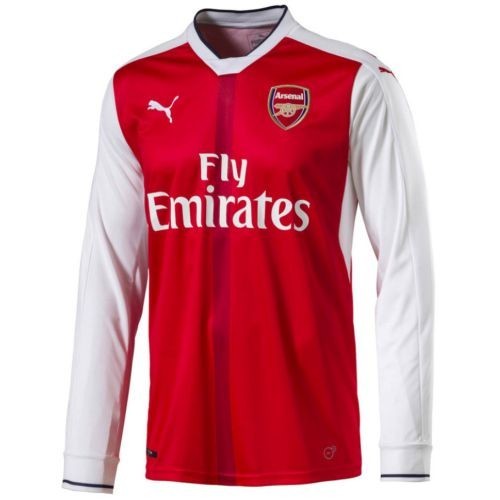 Футбольная футболка для детей Arsenal Домашняя 2016 2017 длинный рукав M (рост 128 см) (China)