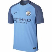 Футбольная футболка для детей Manchester City Домашняя 2016 2017 длинный рукав S (рост 116 см) (China)