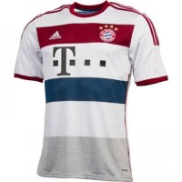 Футбольная футболка для детей Bayern Munich Гостевая 2014 2015 короткий рукав 2XL (рост 164 см) (Georgia)