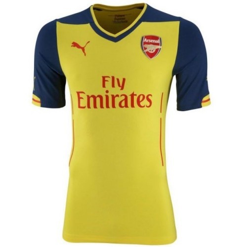 Футбольная футболка для детей Arsenal Гостевая 2014 2015 короткий рукав 2XS (рост 100 см) (Vietnam)