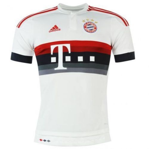 Футбольная футболка для детей Bayern Munich Гостевая 2015 2016 короткий рукав XL (рост 152 см) (Georgia)