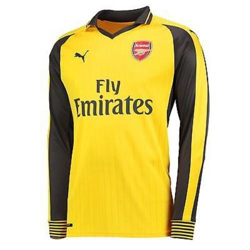 Футбольная футболка для детей Arsenal Гостевая 2016 2017 длинный рукав 2XS (рост 100 см) (China)