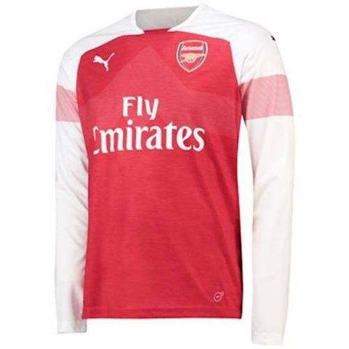 Футбольная футболка для детей Arsenal Домашняя 2018 2019 длинный рукав M (рост 128 см) (China)
