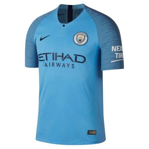 Футбольная футболка для детей Manchester City Домашняя 2018 2019 длинный рукав M (рост 128 см) (China)