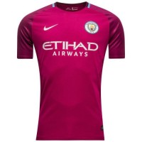 Футбольная футболка для детей Manchester City Гостевая 2017 2018 длинный рукав 2XS (рост 100 см) (Vietnam)