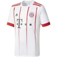 Футбольная футболка для детей Bayern Munich Гостевая 2017 2018 короткий рукав 2XL (рост 164 см) (Georgia)