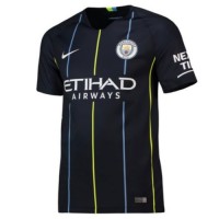 Футбольная футболка для детей Manchester City Гостевая 2018 2019 короткий рукав 2XL (рост 164 см) (China)
