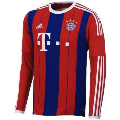 Футбольная футболка для детей Bayern Munich Домашняя 2014 2015 длинный рукав 2XL (рост 164 см) (Vietnam)